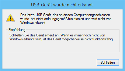 usb wird nicht erkannt • FULL SERVICE IT SYSTEMHAUS HAMM ...